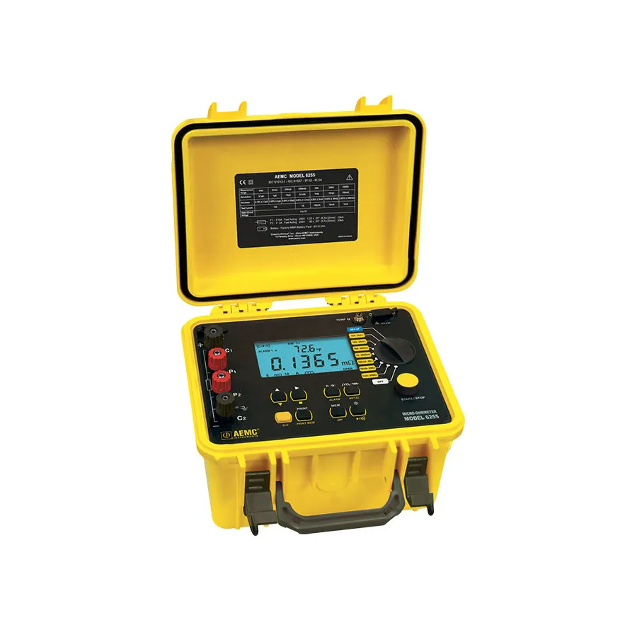 Microohmmetro AEMC 6255
