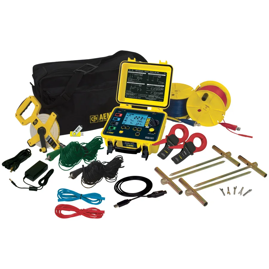 Kit AEMC 6471-300ft Tester di resistenza di terra