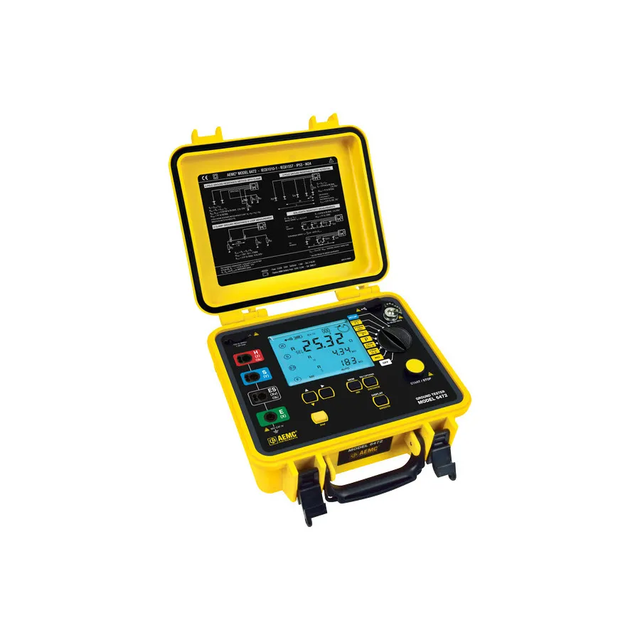 Kit di prova della resistenza di terra AEMC 6472-300ft
