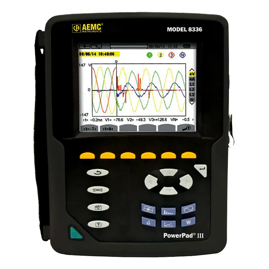 AEMC 8336 PowerPad III Analizzatore di Qualità della Potenza