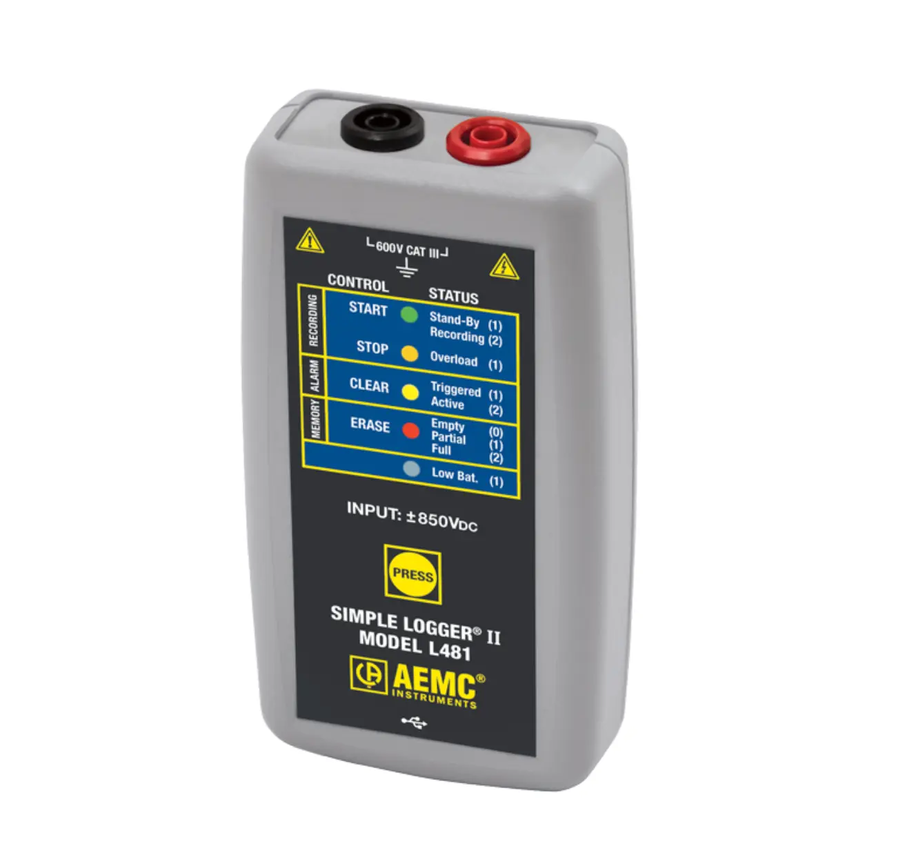 Registratore Dati AEMC L481 Simple Logger II