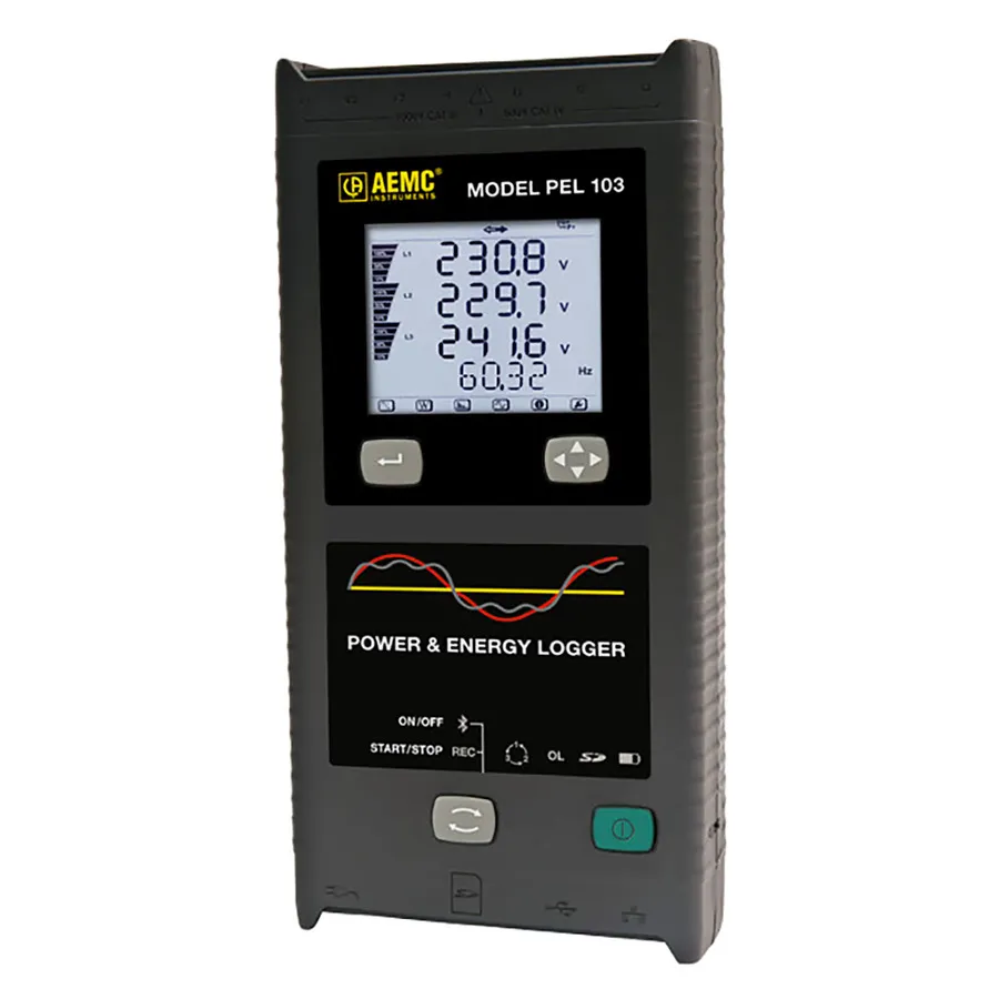 Registratore di potenza ed energia AEMC PEL 103