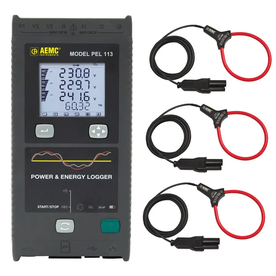 AEMC PEL 113 Registratore di Potenza e Energia