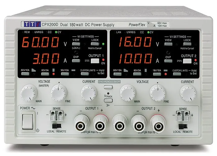 Alimentatore CC programmabile Aim TTi CPX200