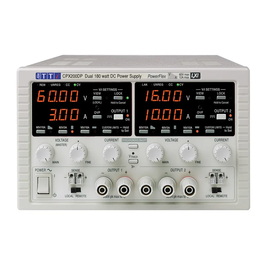 Alimentatore DC Aim TTi CPX200DP
