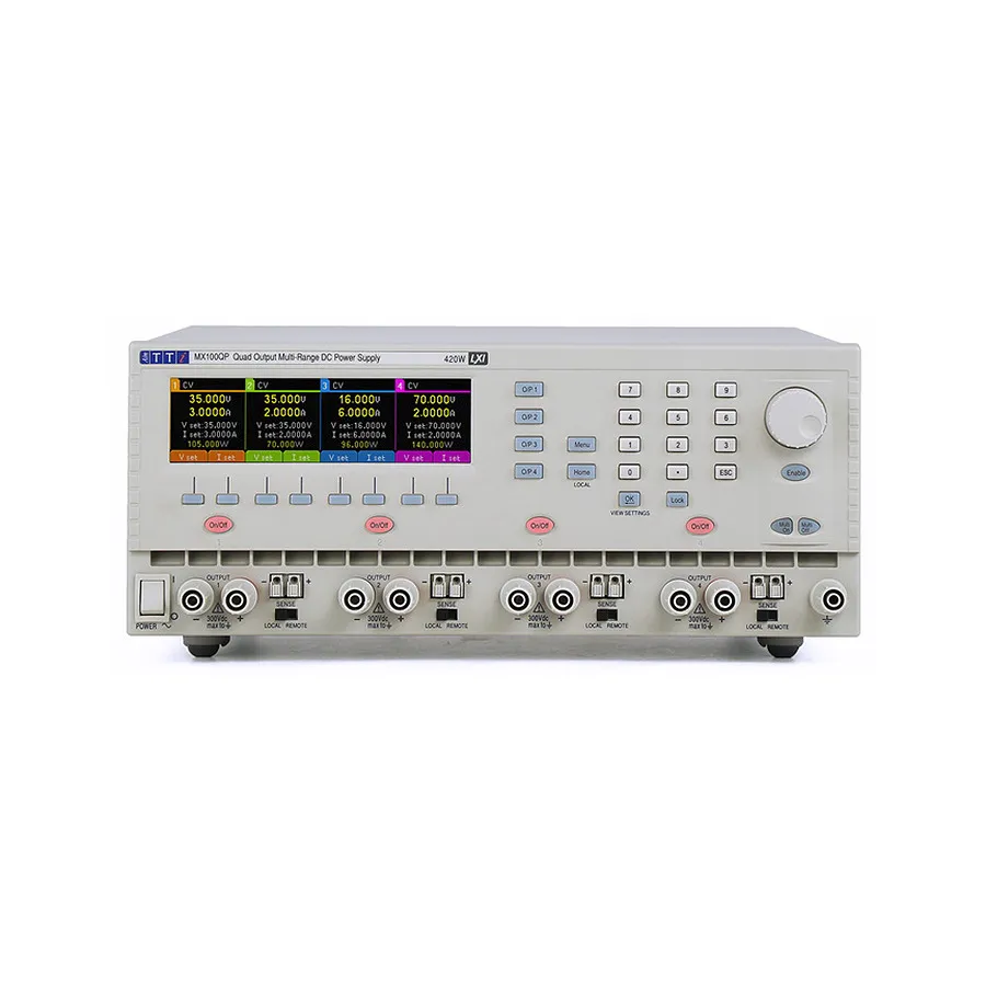 Alimentatore DC a quattro uscite Aim TTi MX100QP S2