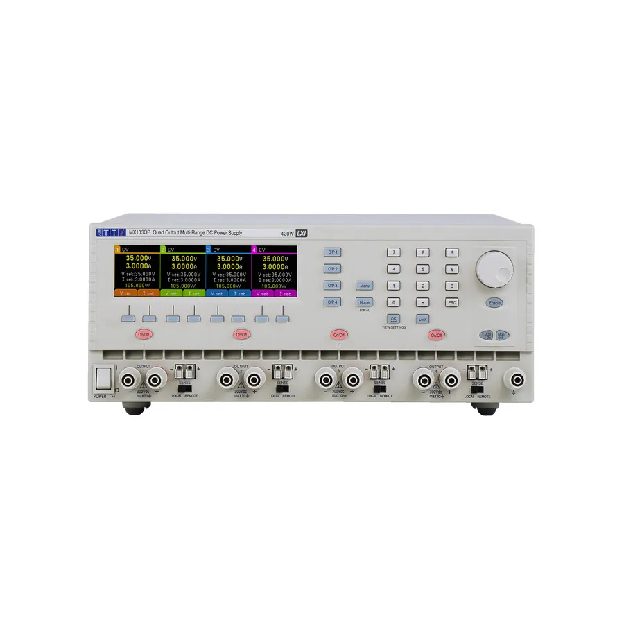 Alimentatore DC a quattro uscite Aim TTi MX103QP S2