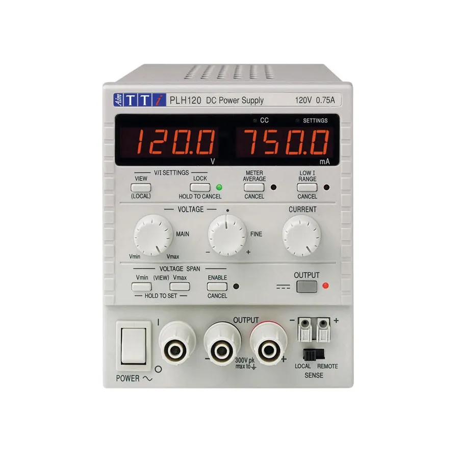 Alimentatore CC Aim TTi PLH120-P a Uscita Singola