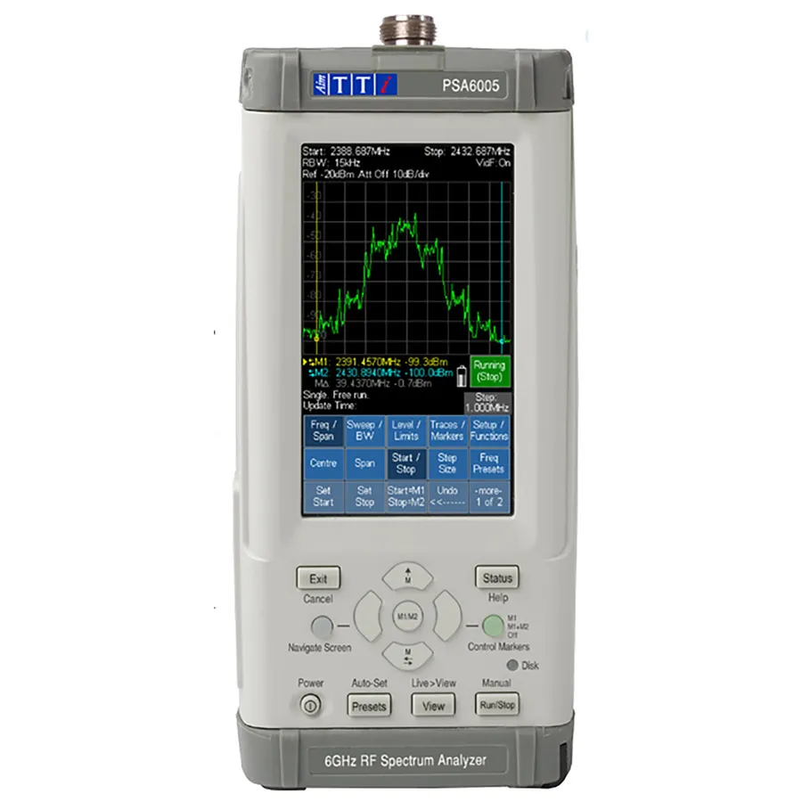 Analizzatore di spettro RF portatile Aim TTi PSA6005USC