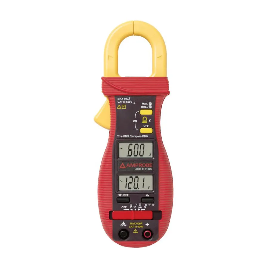 Amprobe ACD-14 PLUS Multimetro a Pinza CA/CC con Display Doppio