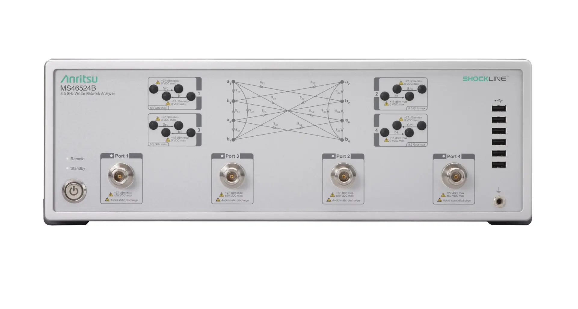 Analizzatore di rete vettoriale Anritsu MS46524B a 4 porte