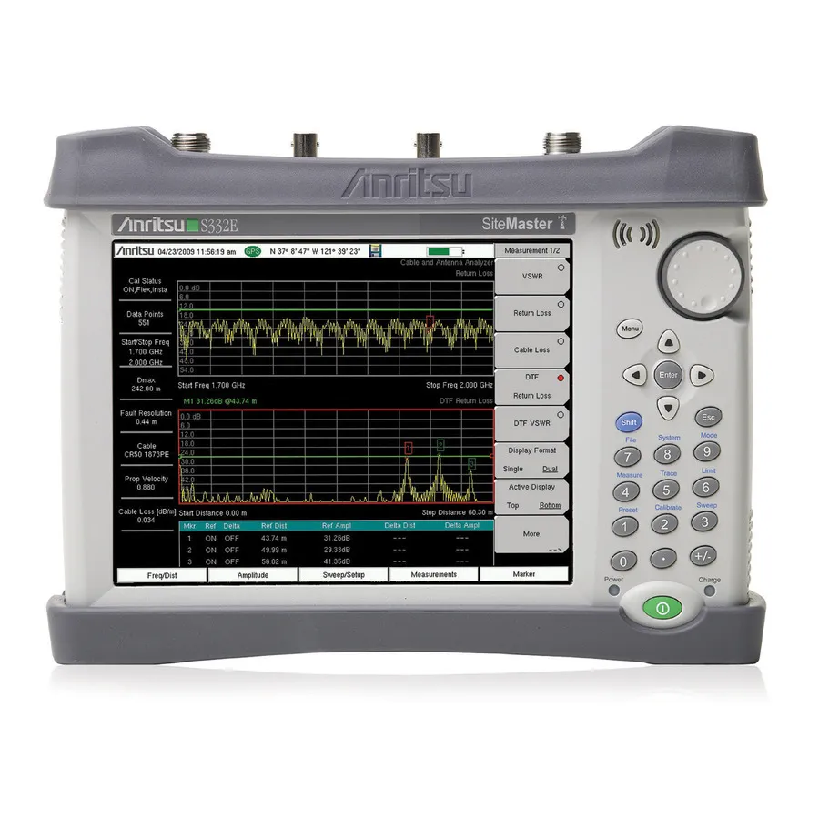 Analizzatore di cavi e antenne Anritsu S332E