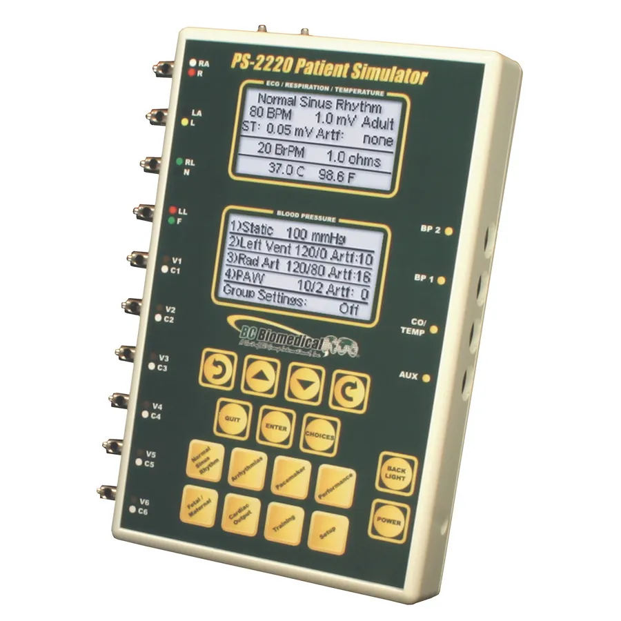 BC Biomedical PS-2220 Simulatore Multi-Parametri Paziente