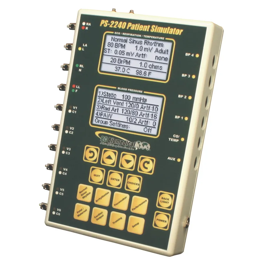 BC Biomedical PS-2240 Simulatore Multi-Parametri Paziente