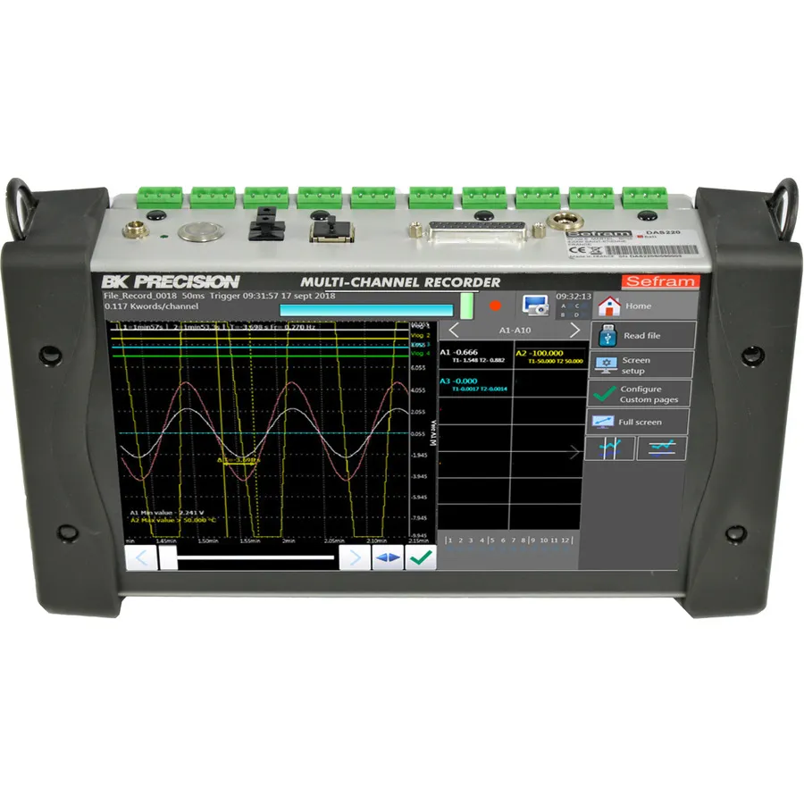 Registratore dati portatile B&K Precision DAS220