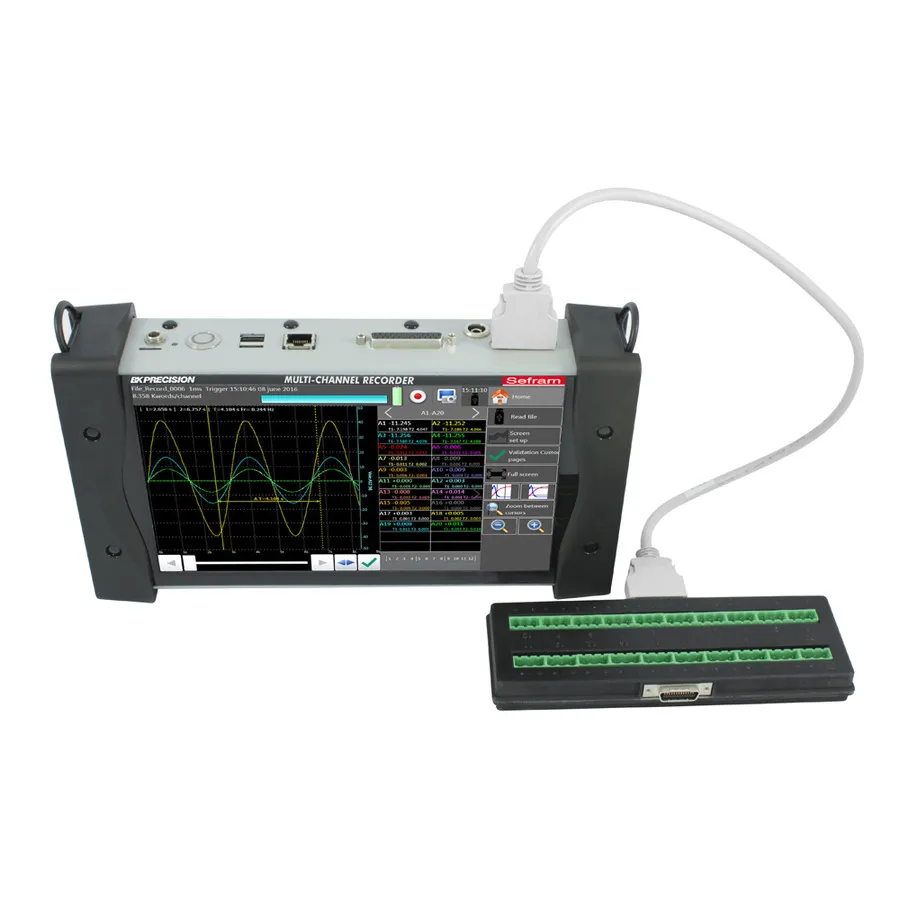 Registratore dati multi-canale portatile B&K Precision DAS240-BAT