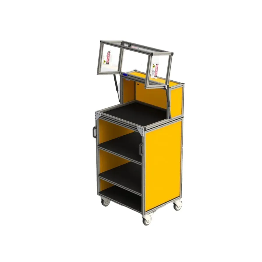 Custodia di sicurezza HiPot Cortek SE-2420CT con carrello