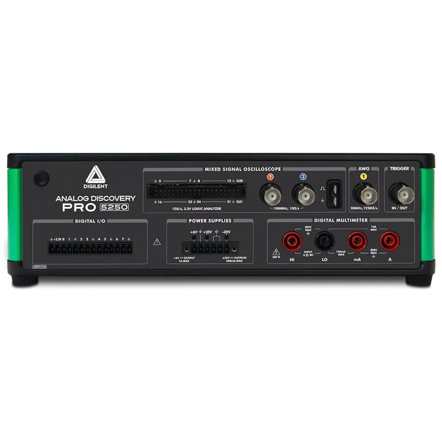 Oscilloscopio digitale misto Digilent ADP5250 a 2 canali con multimetro digitale