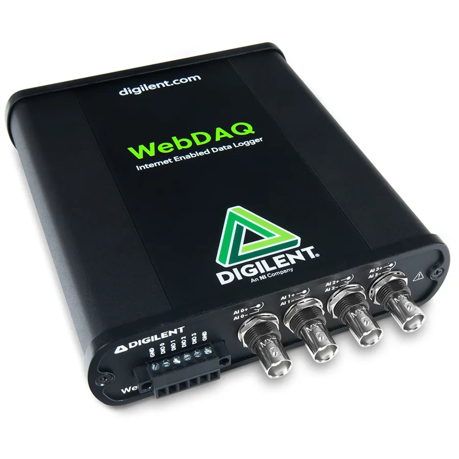 Registratore di dati vibrazione-acustica Digilent WebDAQ 504