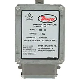 Trasmettitore di Pressione Differenziale Dwyer Instruments 608-5