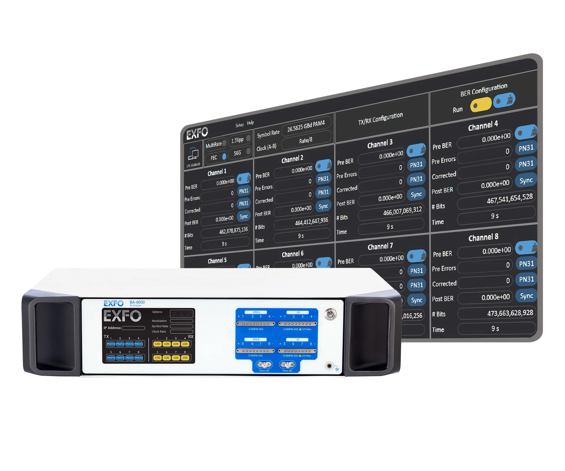 Analizzatore di Bit EXFO BA-4000-8-56-PAM