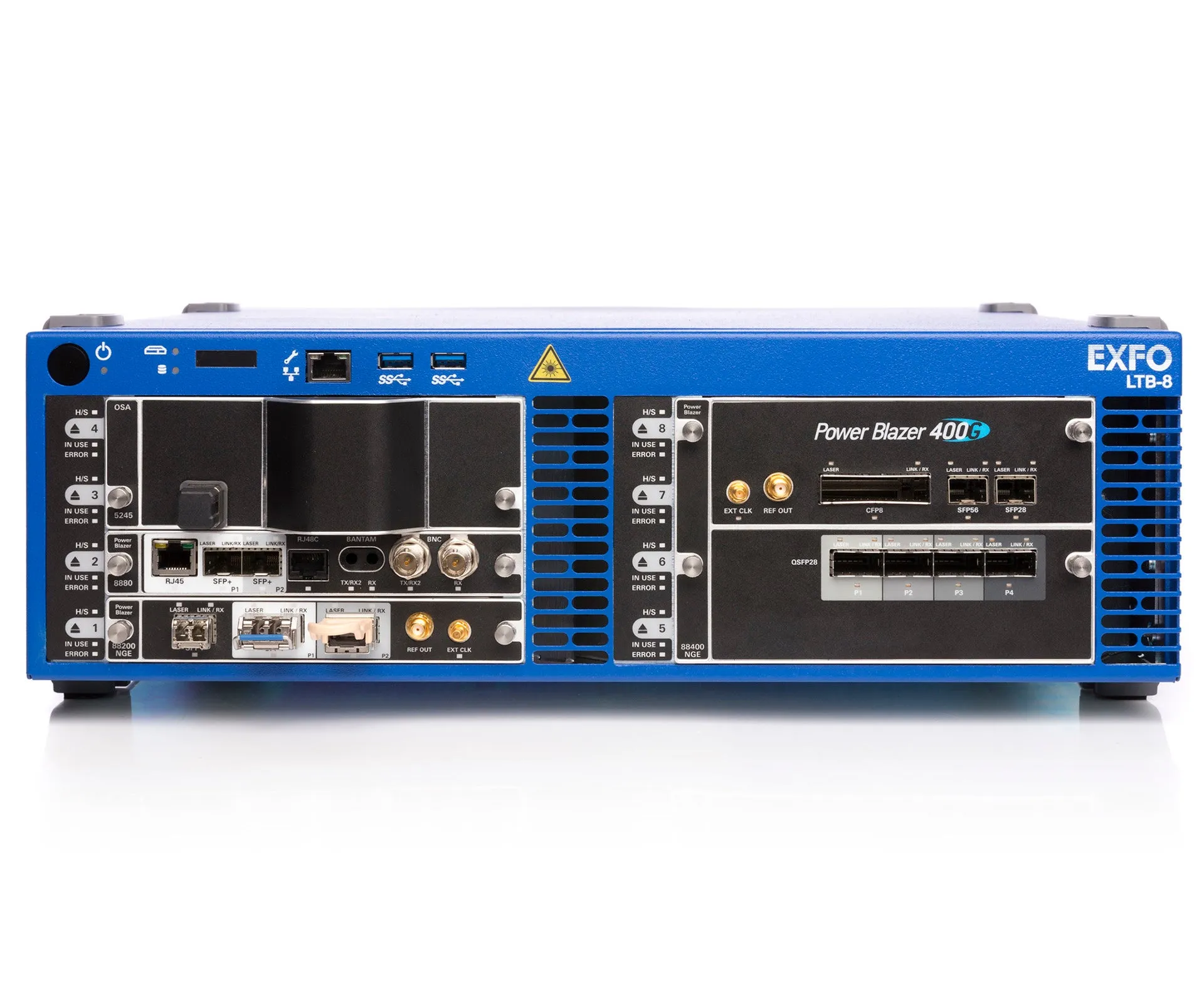 Piattaforma di test di rete EXFO LTB-8-RHD