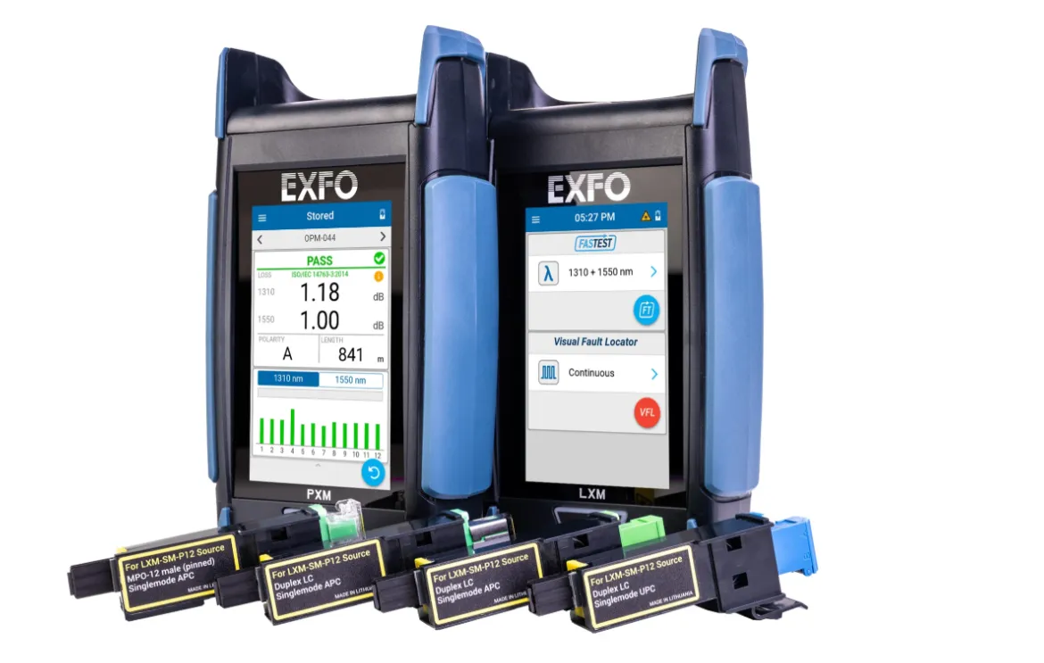 EXFO TK-XM-Q-P12-XX Tester fibra duplex e multifiber