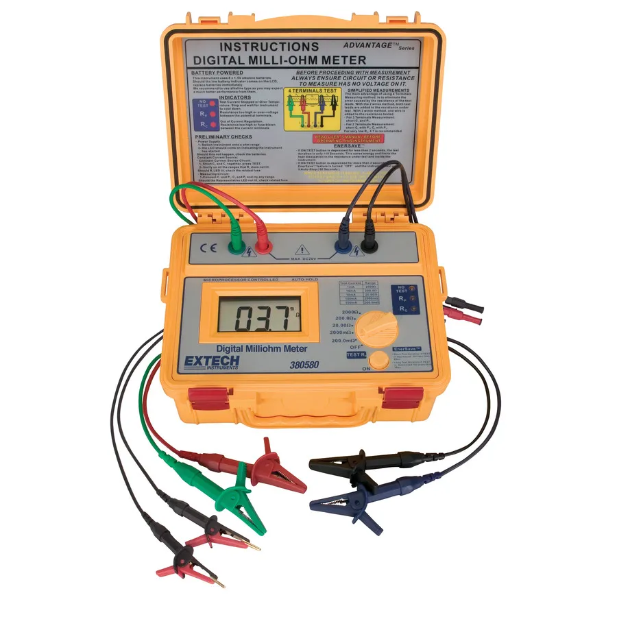 Extech 380580 Misuratore di Milliohm