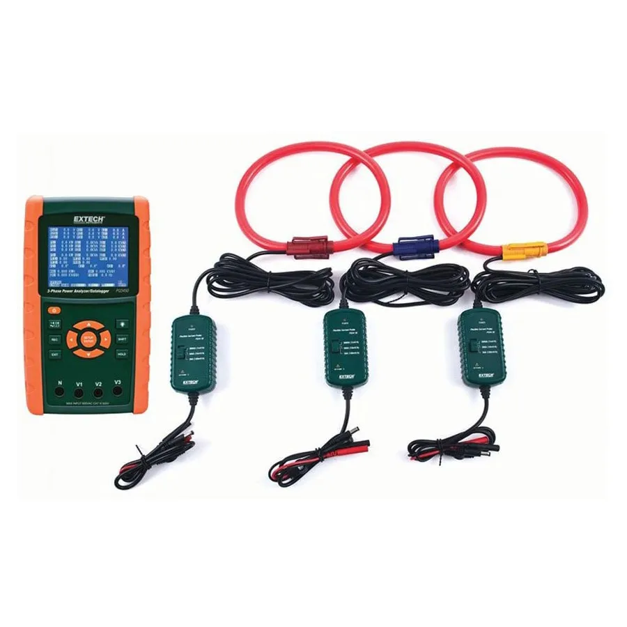 Analizzatore di Potenza con Registrazione Dati Extech PQ3450-30-NIST