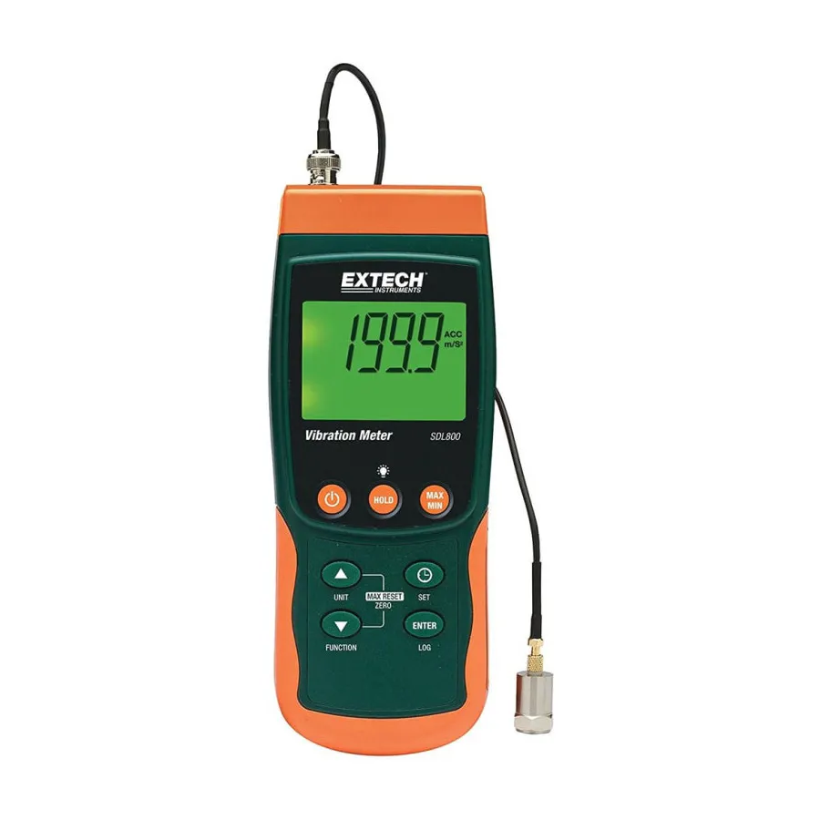 Extech SDL800-NIST Misuratore di vibrazione/Datalogger