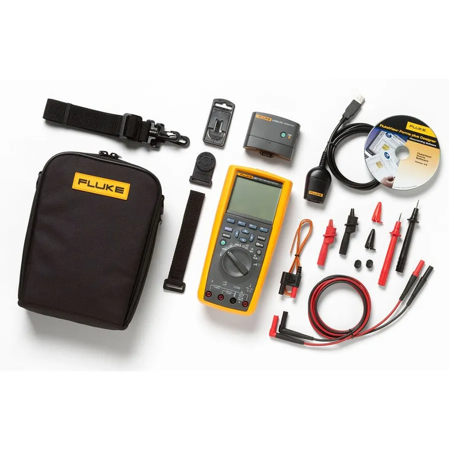 Kit Combo Multimetro Registratore Fluke FLK-287 per Elettronica