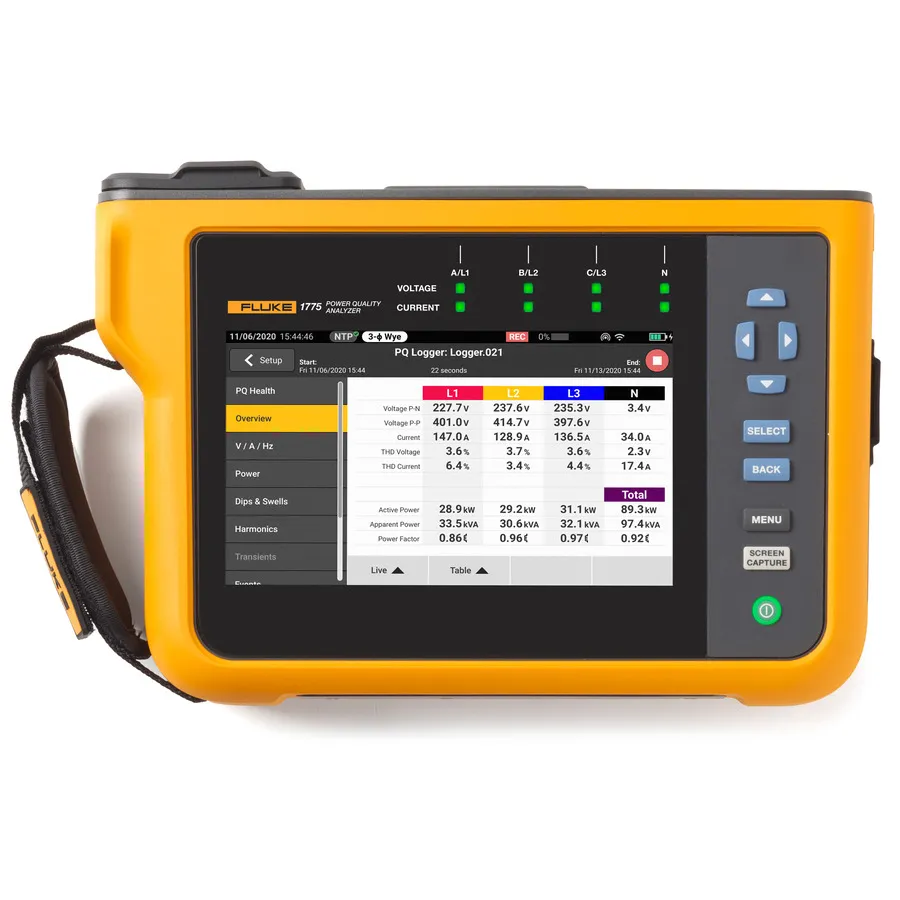 Analizzatore di qualità dell'energia Fluke FLUKE-1775/BASIC