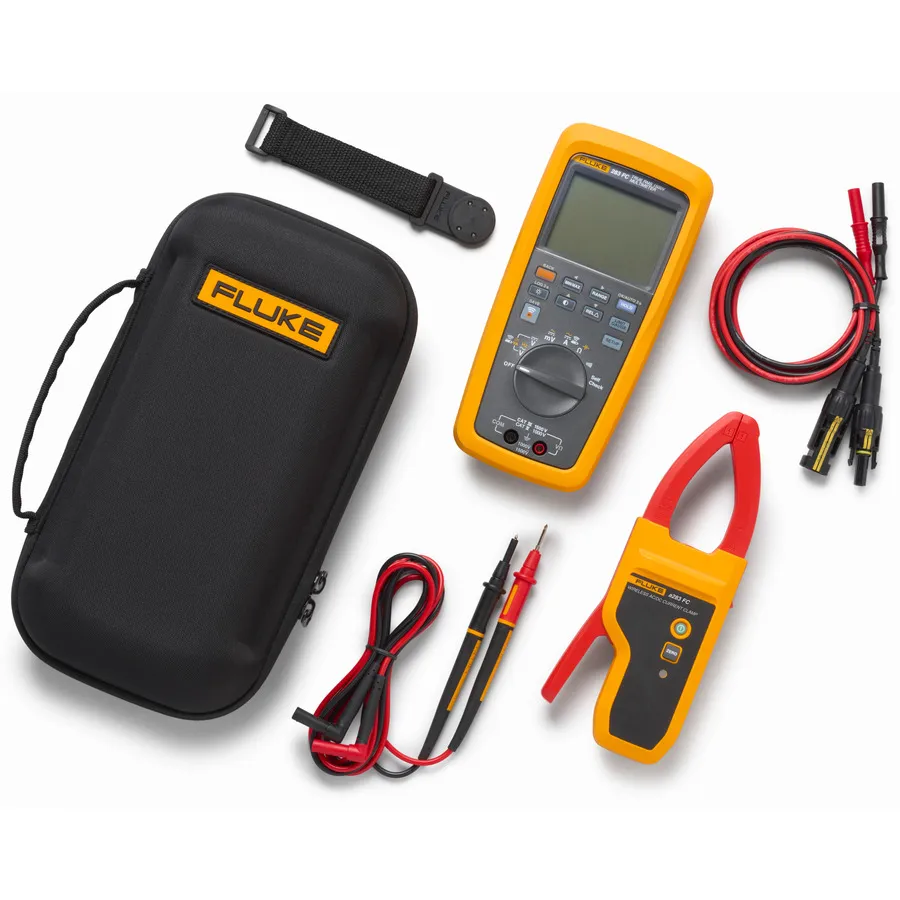 Kit Multimetro Digitale Senza Fili Fluke 283FC/PV Solare
