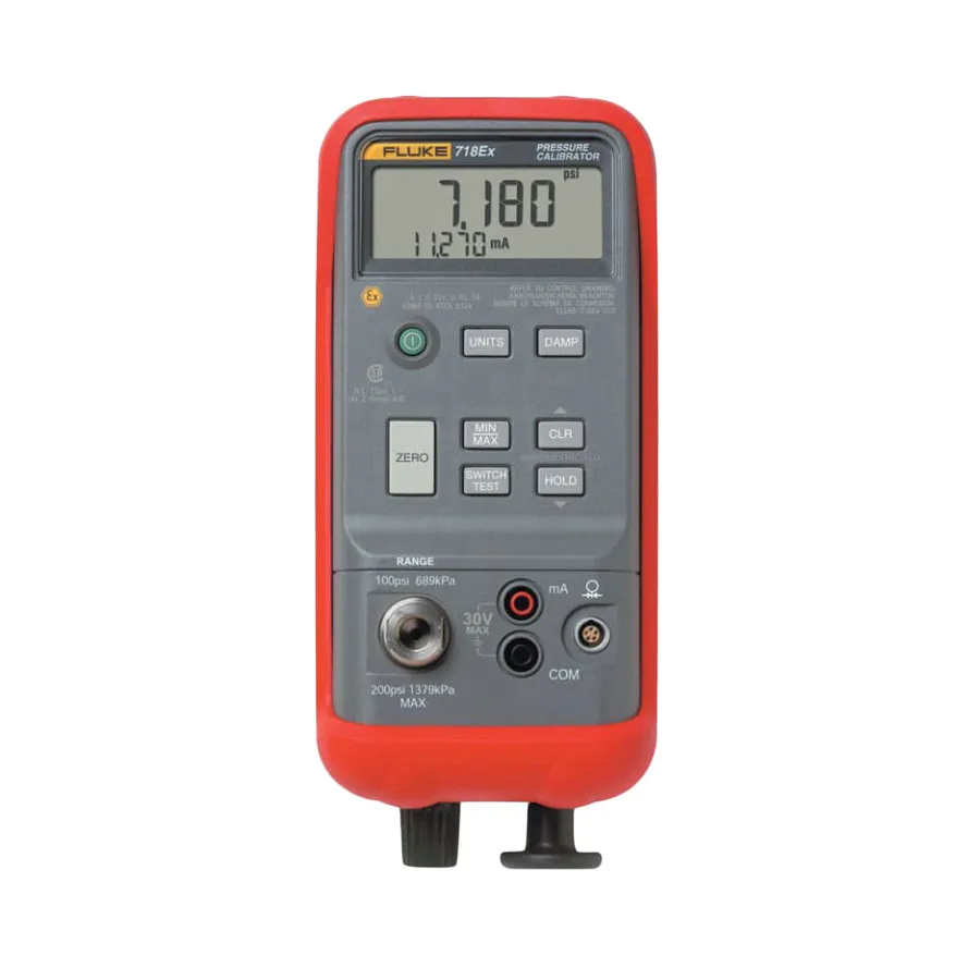 Fluke FLUKE-718EX 100 Calibratore di Pressione Intrinsicamente Sicuro