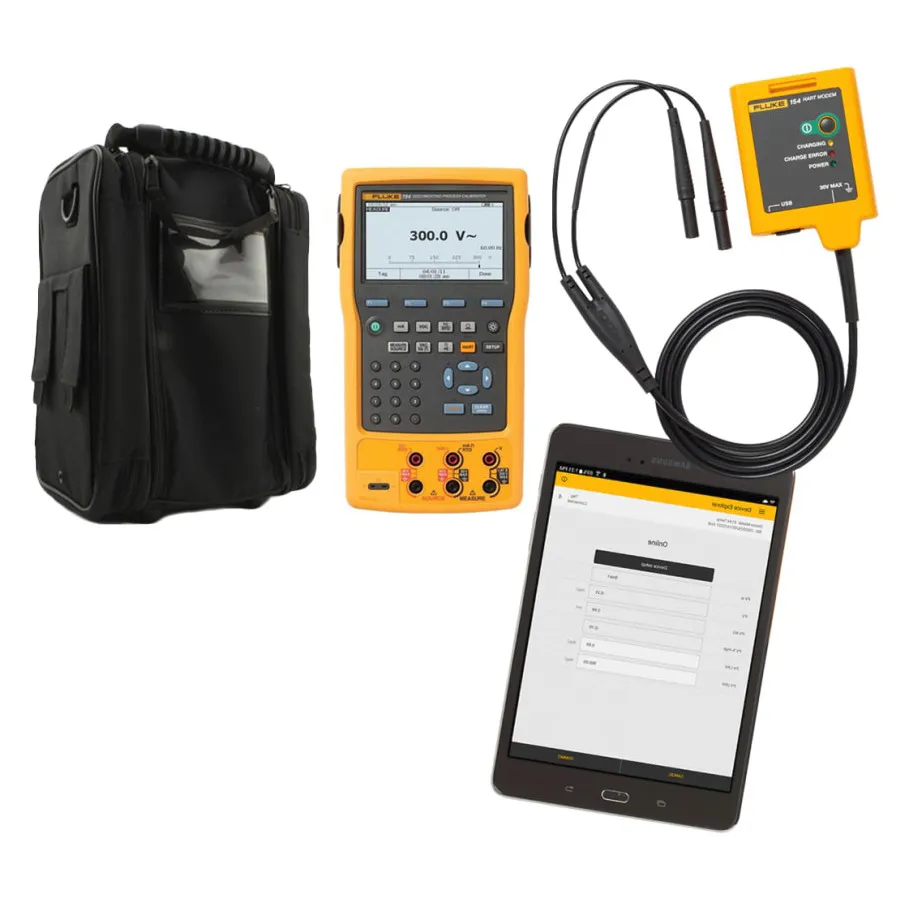 Bundle Fluke FLUKE-754/154 BU con calibratore 754, tablet e modem HART