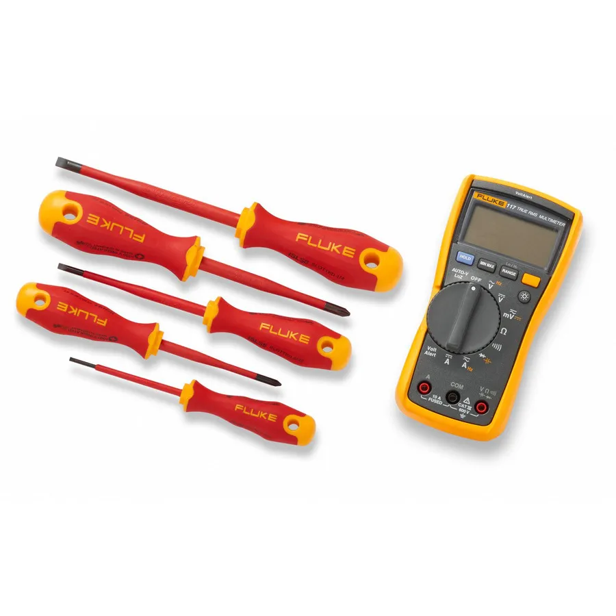 Kit di avvio Fluke IB117K 117 Multimetro digitale e attrezzi manuali