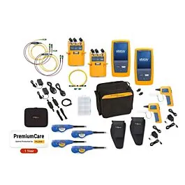 Kit OLTS CertiFiber Max Single-Mode Fluke Networks CFM-100SI INTL/GLD con Supporto Gold