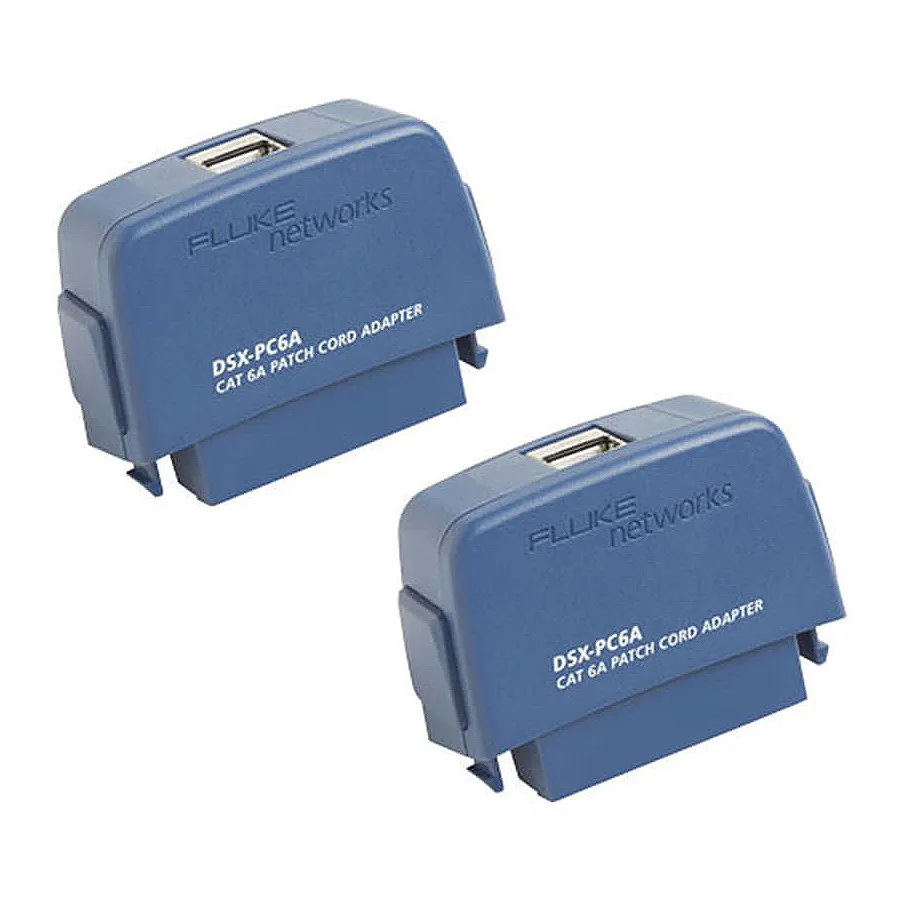 Fluke Networks DSX-PC6AS Set di Adattatori Cavo Patch Cat 6A