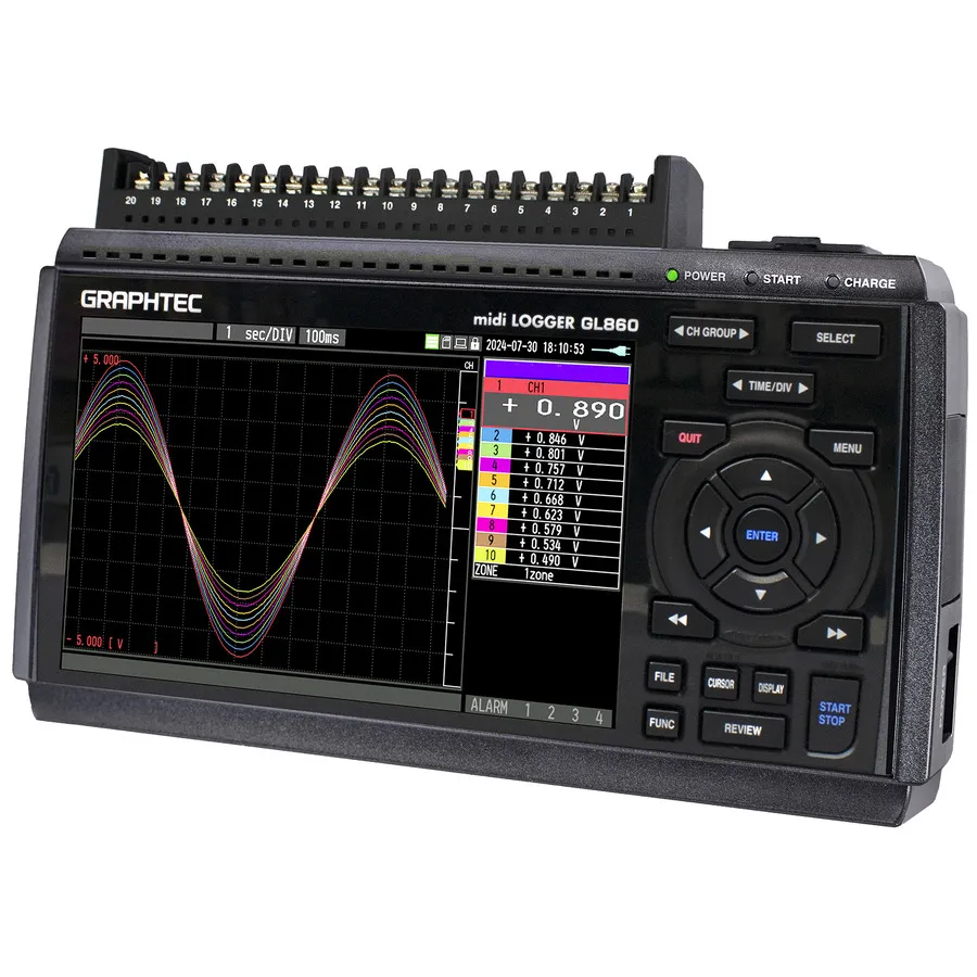 Graphtec GL860 Registratore Dati Multi-Canale