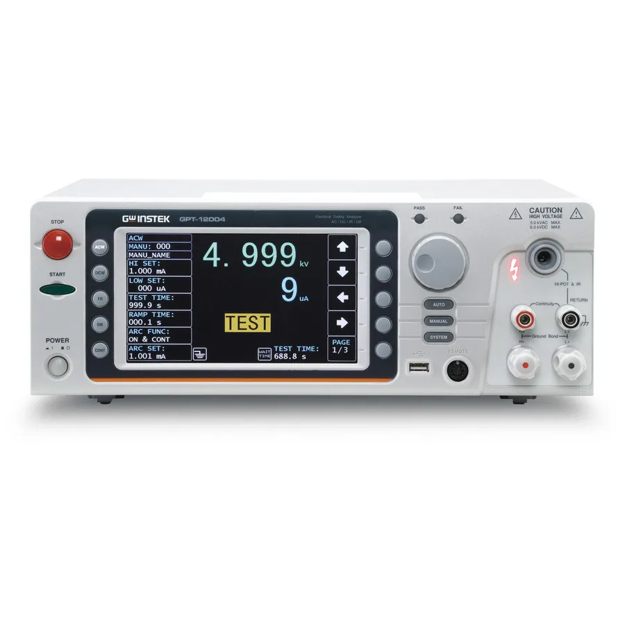 GW Instek GPT-12004 Analizzatore di sicurezza elettrica