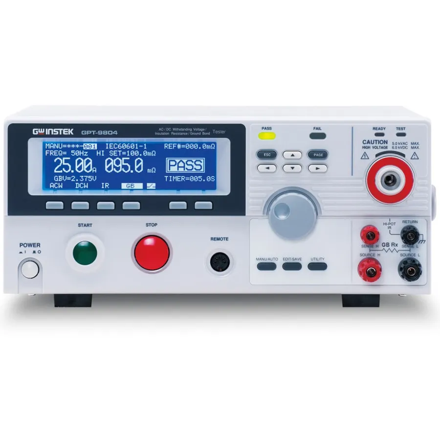 Verificatore di sicurezza elettrica GW Instek GPT-9802
