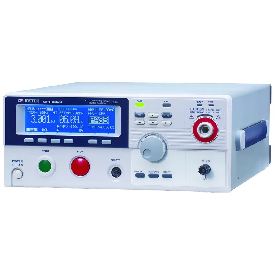 Verificatore di sicurezza elettrica GW Instek GPT-9803