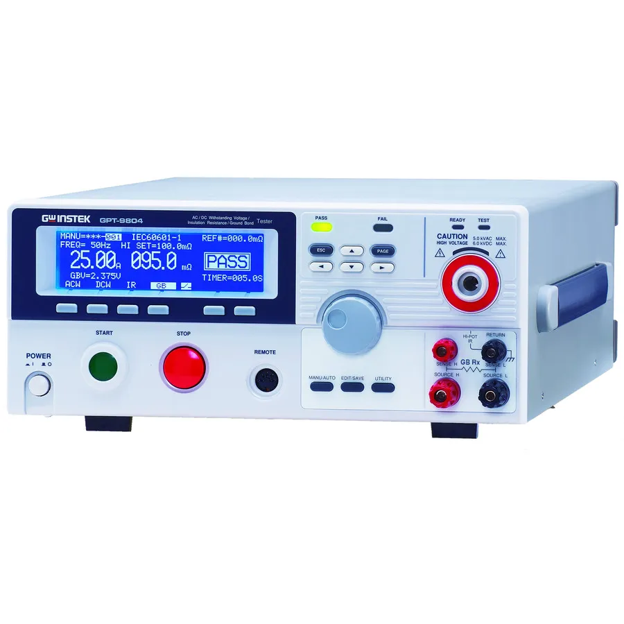 Verificatore di sicurezza elettrica GW Instek GPT-9804