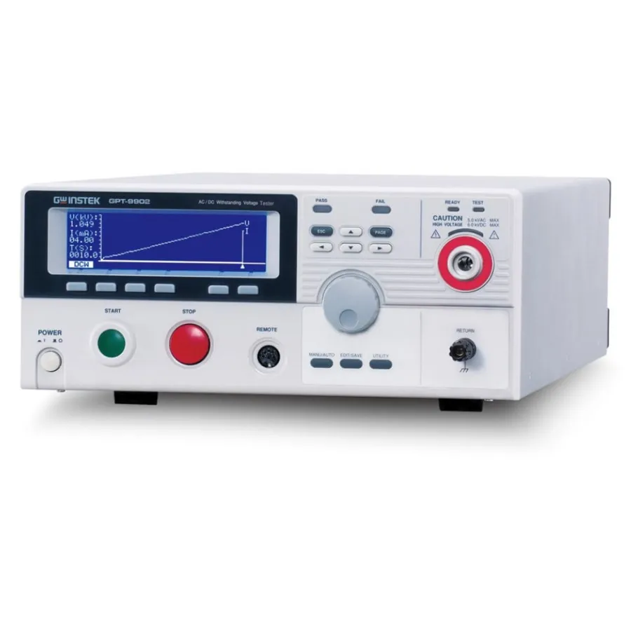 Verificatore di tensione di tenuta AC/DC GW Instek GPT-9902A