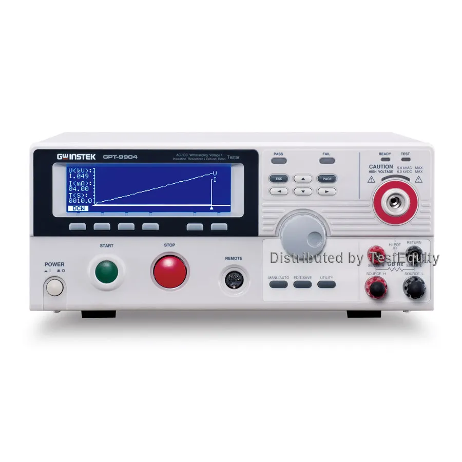 Verificatore di sicurezza elettrica GW Instek GPT-9904
