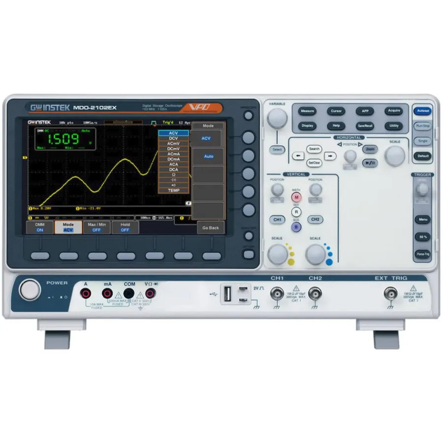 Oscilloscopio a dominio misto GW Instek MDO-2102EX