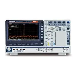Oscilloscopio a dominio misto GW Instek MDO-2202EX con analizzatore di spettro, generatore di forme d'onda e multimetro