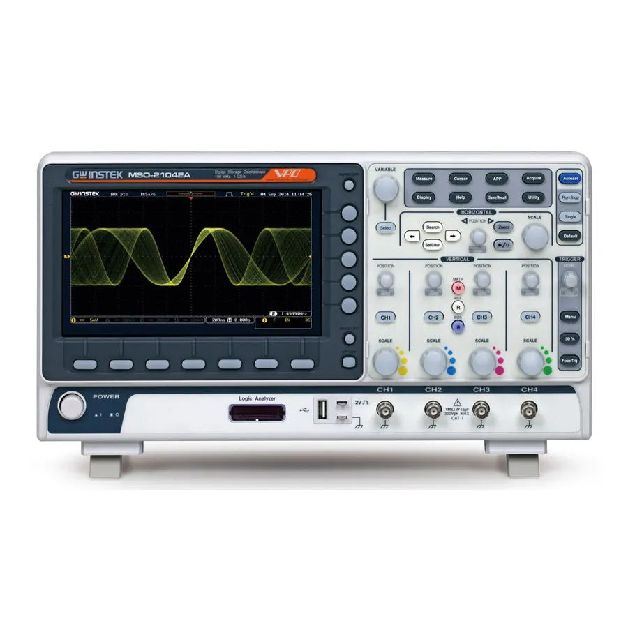 Oscilloscopio a segnali misti GW Instek MSO-2104EA