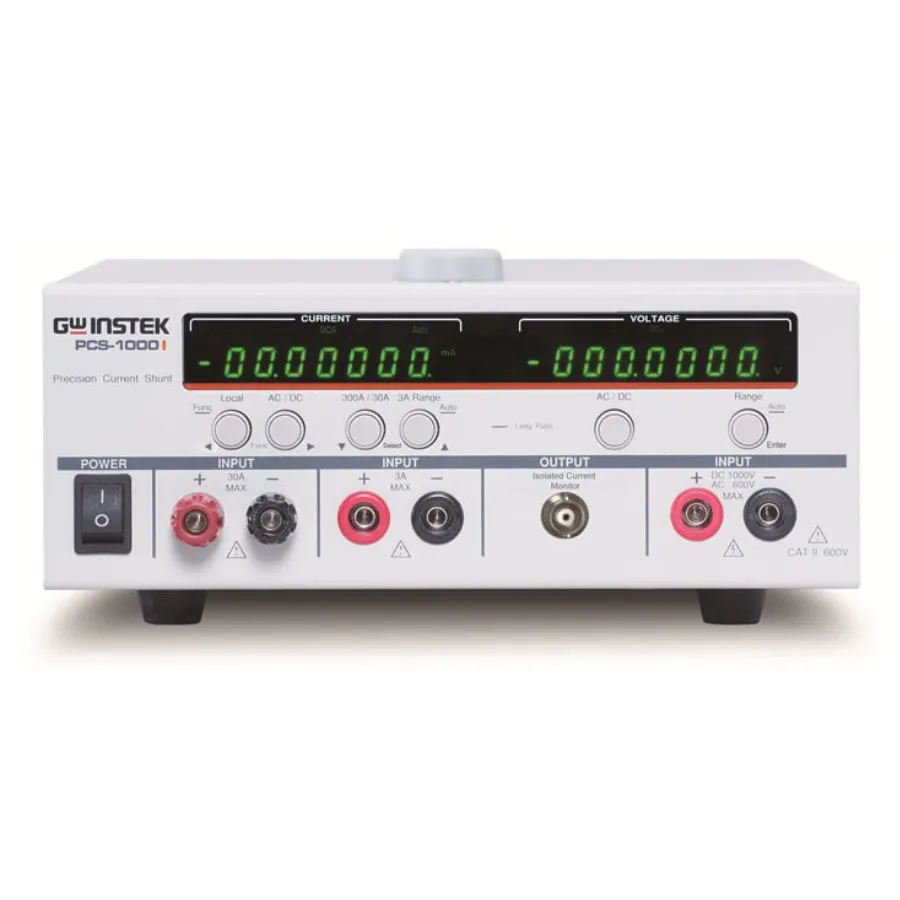 Misuratore di corrente shunt CA/CC GW Instek PCS-1000I