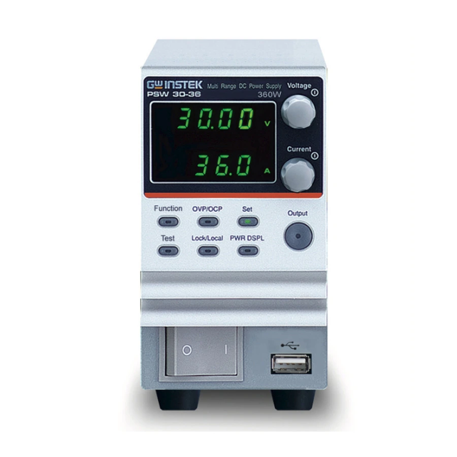 Alimentatore CC commutato programmabile GW Instek PSW 250-4.5
